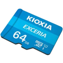 کارت حافظه‌ microSDHC کیوکسیا مدل Exceria کلاس 10 استاندارد UHS-I U1 سرعت 100MBps ظرفیت 64 گیگابایت به همراه آداپتور SD