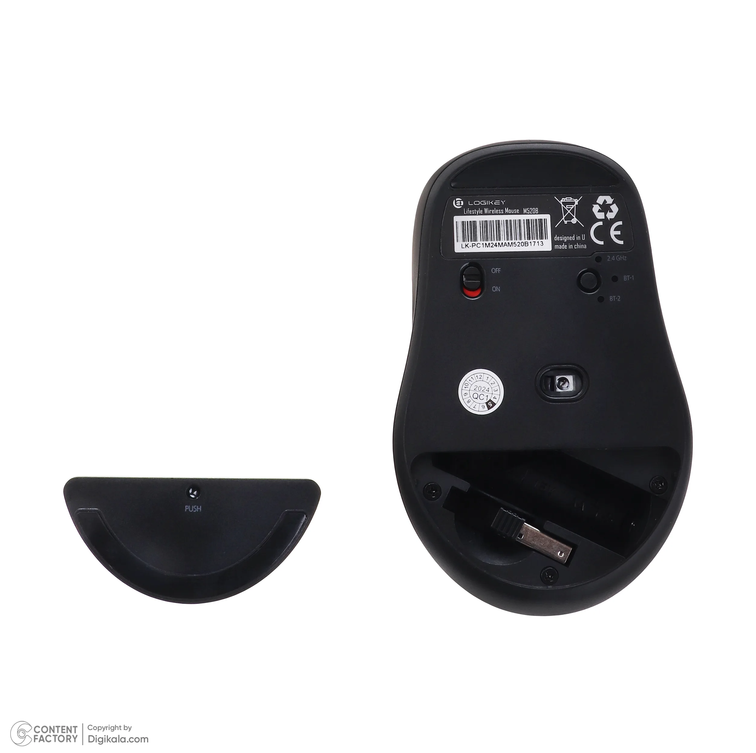 ماوس بی سیم لاجی کی مدل M520B