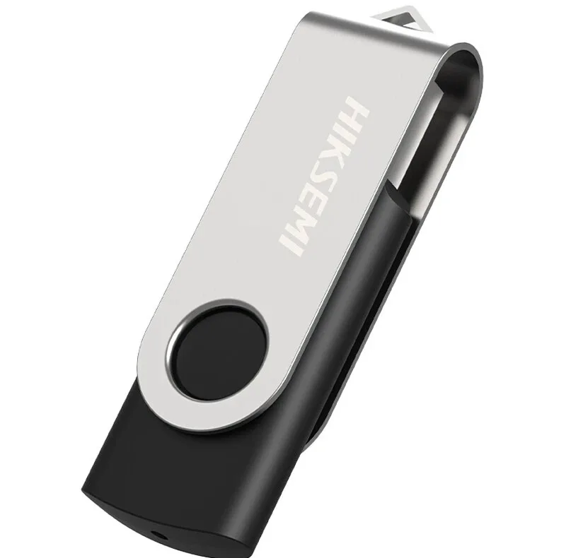 فلش مموری چرخشی 64 گیگابایت هایک سمی مدل HS-USB-M200S با رابط USB 3.0، مقاوم در برابر ضربه و سازگار با ویندوز، لینوکس و اندروید