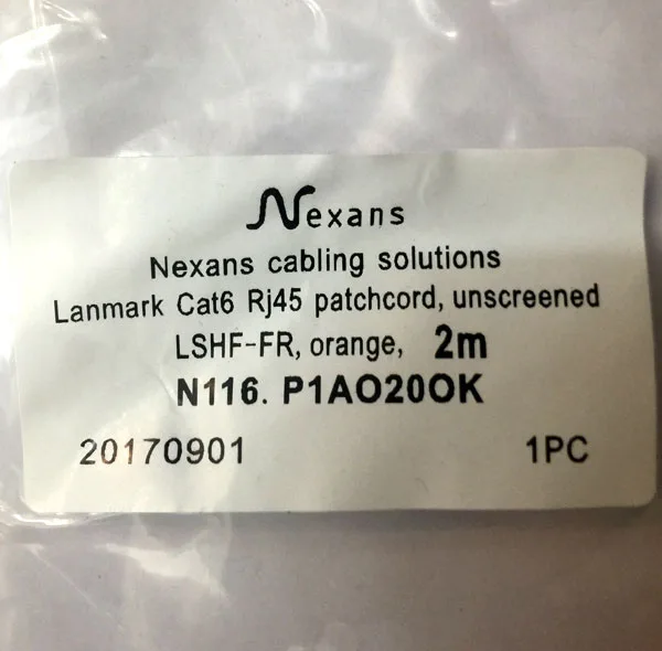 کابل شبکه Cat6 نگزنس مدل  P1AO20OK