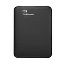 هارد اکسترنال وسترن دیجیتال مدل Elements  ظرفیت چهار ترابایت دارای رابط USB Type-A 3.2