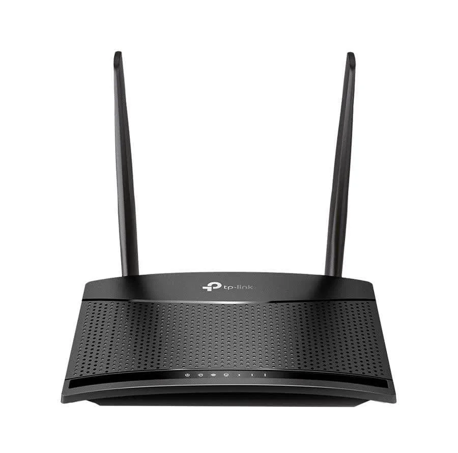مودم روتر 4G تی پی‌لینک مدل TL-MR100 با پشتیبانی از شبکه 4.5G، قابلیت اتصال سیم کارت، آنتن خارجی، پورت LAN و WAN، مناسب استفاده خانگی و اداری و پشتیبانی همزمان تا 32 کاربر