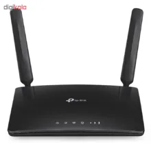 مودم روتر بی‌سیم تی پی-لینک مدل Archer MR200/AC750_Ver-4 با پشتیبانی از 4G LTE و 3G، دو آنتن خارجی، فرکانس دوگانه 2.4 و 5 گیگاهرتز، سرعت انتقال داده تا 300 مگابیت بر ثانیه، قابلیت اتصال 64 کاربر، پشتیبانی از سیم کارت میکرو و امکانات WPS و کلید روشن/خاموش