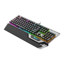 کیبورد گیمینگ گرین مدل GK803-RGB، مکانیکال سوییچ آبی، Full-Size، نورپردازی RGB