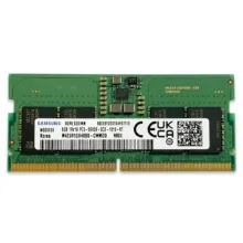 رم لپ‌تاپ 8 گیگابایت DDR5 سامسونگ مدل M425R1GB4BB0 با فرکانس 5600 مگاهرتز، تایمینگ CL46 و فرم‌فکتور SO-DIMM 262 پین