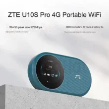 مودم روتر 4G LTE قابل حمل زد تی ای مدل U10S Pro با پشتیبانی از 32 کاربر، باتری و نشانگر LED