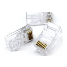 سوکت شبکه امپ مدل Cat6 بسته 100 عددی