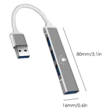 هاب 4 پورت USB 3.0 هارمن مدل OKAYES