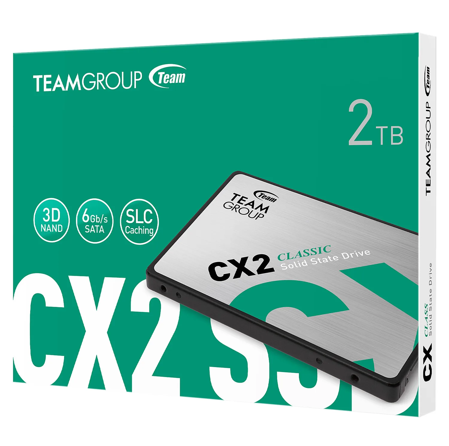 اس اس دی اینترنال تیم گروپ مدل CX2 ظرفیت 2 ترابایت