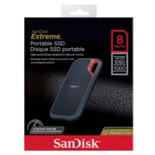 اس اس دی اکسترنال سن دیسک مدل EXTREME E61 ظرفیت هشت ترابایت رابط USB Type-C 3.2