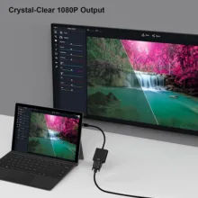 مبدل Mini Display Port به VGA تی سی تراست مدل TC-MDP2V