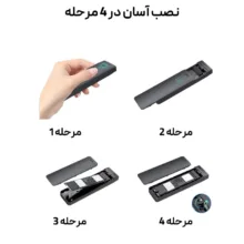 قاب هارد دیسک لنشن مدل SSD M.2 NVMe کد C9B-BLK