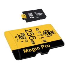 کارت حافظه Micro SD XC کوئین تک مدل A2-V60-633X کلاس 10 استاندارد UHS-l U3 سرعت 95MBps ظرفیت 256 گیگابایت به همراه آداپتور SD