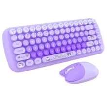 کیبورد و ماوس بی سیم مافی مدل candy fashion multicolor، سوییچ ممبران، Tenkeyless