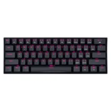 کیبورد گیمینگ ردراگون مدل K630 Dragonborn، مکانیکال سوییچ قرمز، Tenkeyless، نورپردازی RGB
