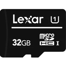 کارت حافظه microSDHC لکسار مدل Speed up to کلاس 10 استاندارد UHS-I U1 سرعت 80MBs ظرفیت 32 گیگابایت