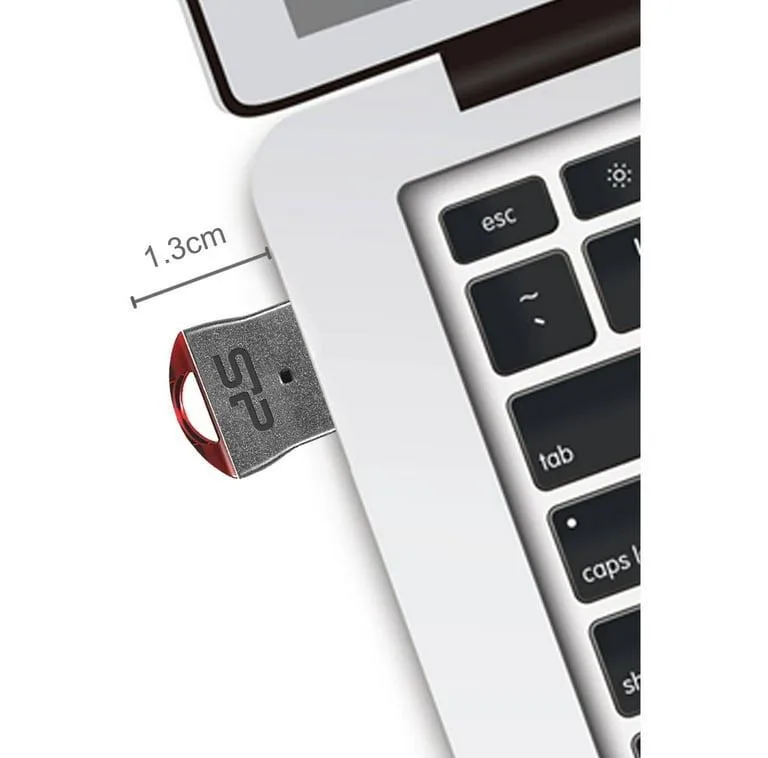 فلش مموری 64 گیگابایت سیلیکون پاور مدل Jewel J01 با رابط USB سه، بدنه استیل ضدزنگ و مقاوم در برابر آب، لرزش، گردوغبار و اثرانگشت