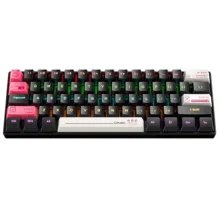 کیبورد گیمینگ اونیکوما مدل G55 RGB، مکانیکال سوییچ قهوه‌ای، Tenkeyless، نورپردازی RGB