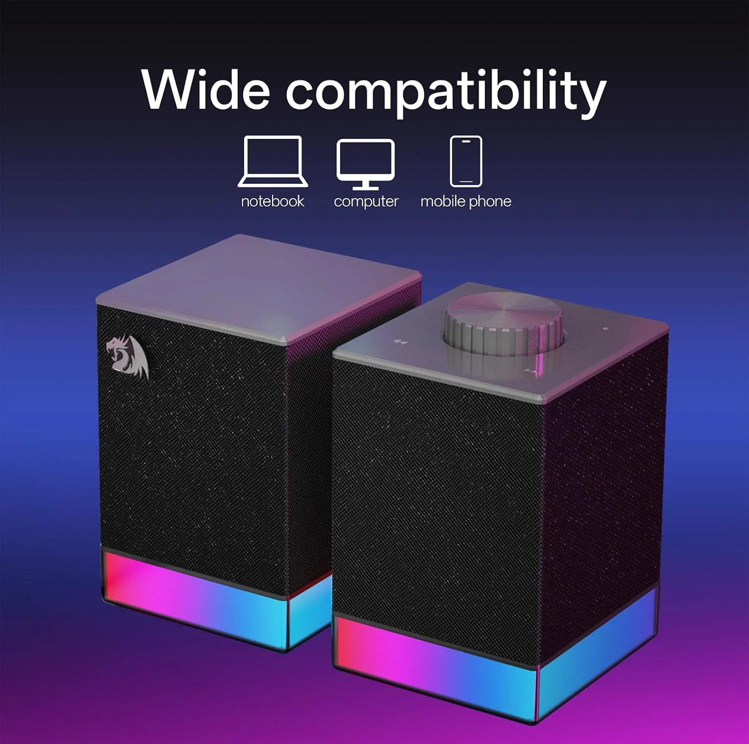 اسپیکر دسکتاپ ردراگون مدل GS517 RGB