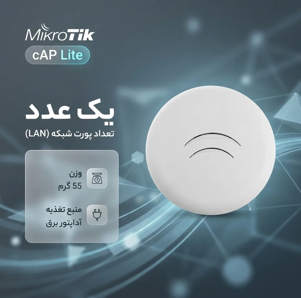 اکسس پوینت میکروتیک مدل cAP Lite