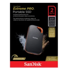 اس اس دی اکسترنال سن دیسک مدل Extreme PRO E81 ظرفیت 2 ترابایت رابط USB 3.2 Gen2