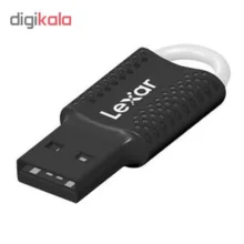 فلش مموری لکسار مدل V40 ظرفیت 128 گیگابایت با رابط USB 2.0، مقاوم در برابر ضربه و گرد و غبار