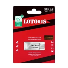 فلش مموری لوتوس مدل Willow ظرفیت 32 گیگابایت با رابط USB-C و USB3.2