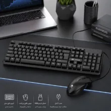 کیبورد و ماوس با سیم لایماید مدل T-15