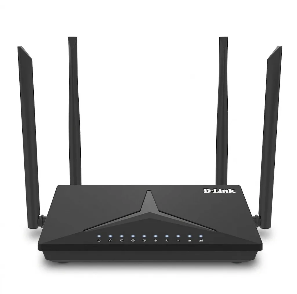 مودم روتر بی‌سیم خانگی 4G دی-لینک مدل DWR-M920 با شیار سیم‌کارت، پشتیبانی از 32 کاربر، سرعت انتقال 150 مگابیت، چهار آنتن داخلی و خارجی و رابط RJ-45 WAN/LAN