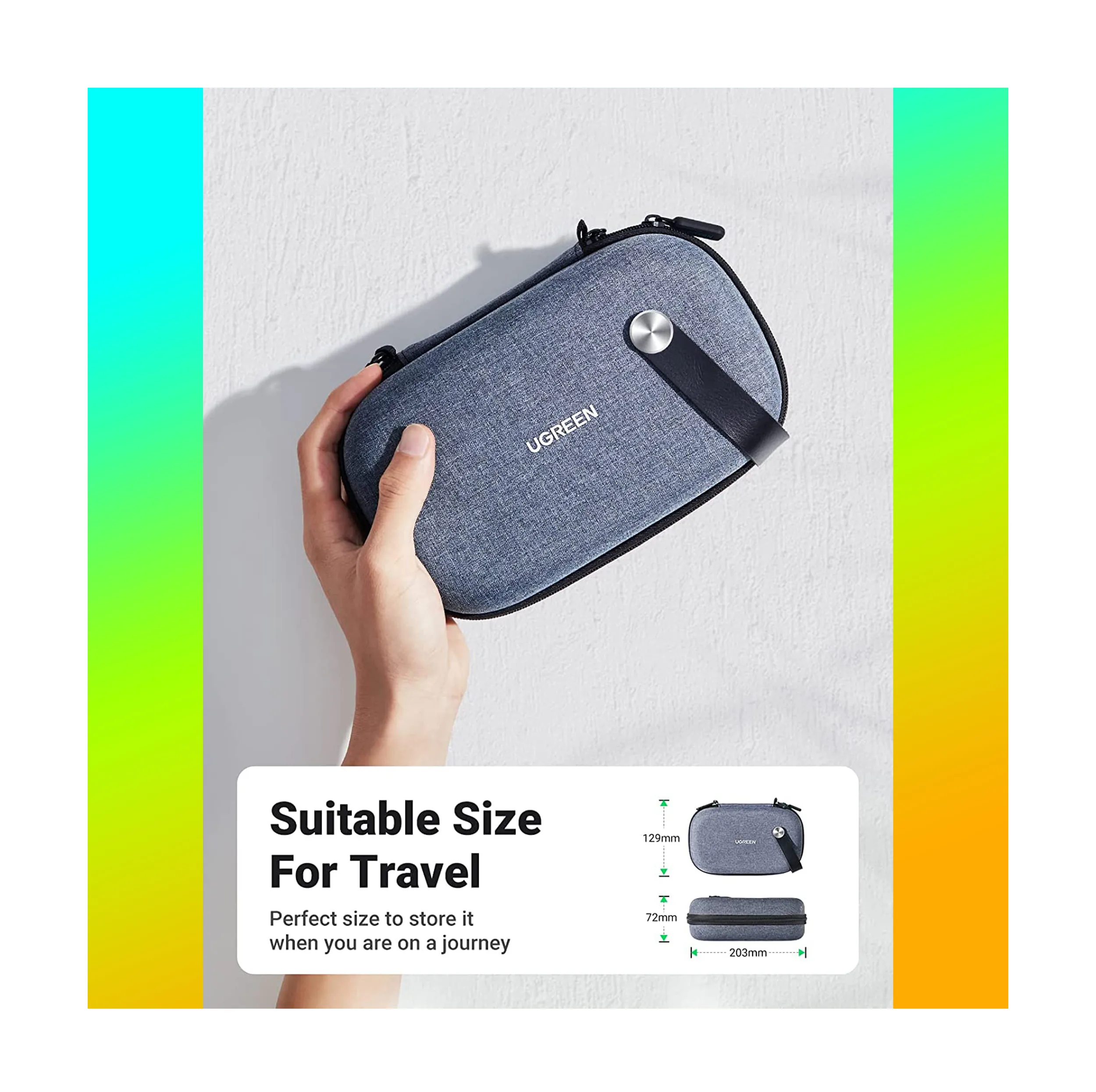 کیف هارد اکسترنال یوگرین مدل Travel Case, Gadget Bag & Organizer for Accessories 50903