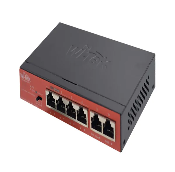 سوئیچ POE شش پورت وایتک مدل WI-PS205(V4)