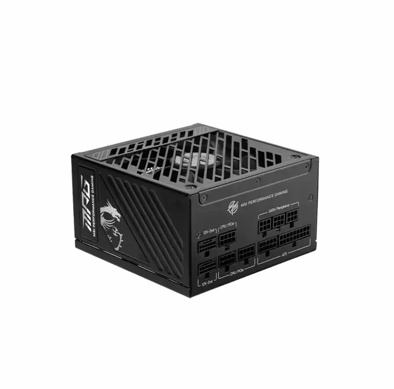 منبع تغذیه کامپیوتر 1250 وات ام اس آی مدل MPG A1250GS GOLD PCIE5