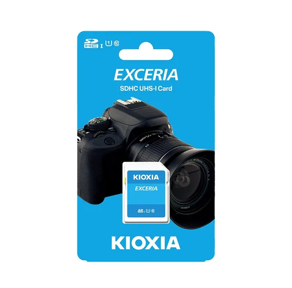 کارت حافظه کیوکسیا مدل EXCERIA کلاس 10 استاندارد UHS-1 سرعت 100MBps ظرفیت 256 گیگابایت