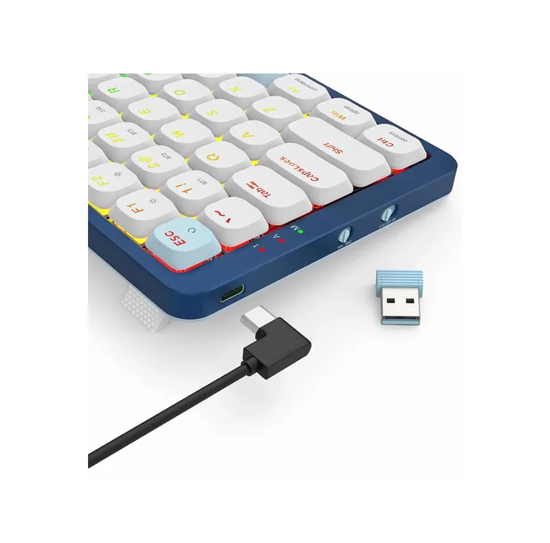 کیبورد گیمینگ ردراگون مدل EVA PRO K684 WB RGB