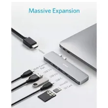 هاب 7 پورت USB-C انکر مدل A8371 7-in-2 for MacBook