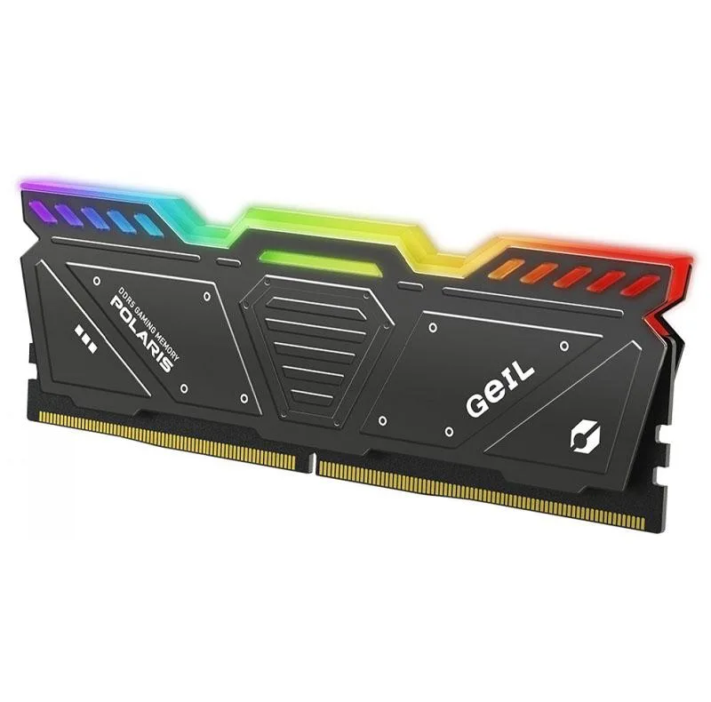 رم دسکتاپ DDR5 تک کاناله 4800 مگاهرتز CL40 گیل مدل POLARIS RGB ظرفیت 16 گیگابایت