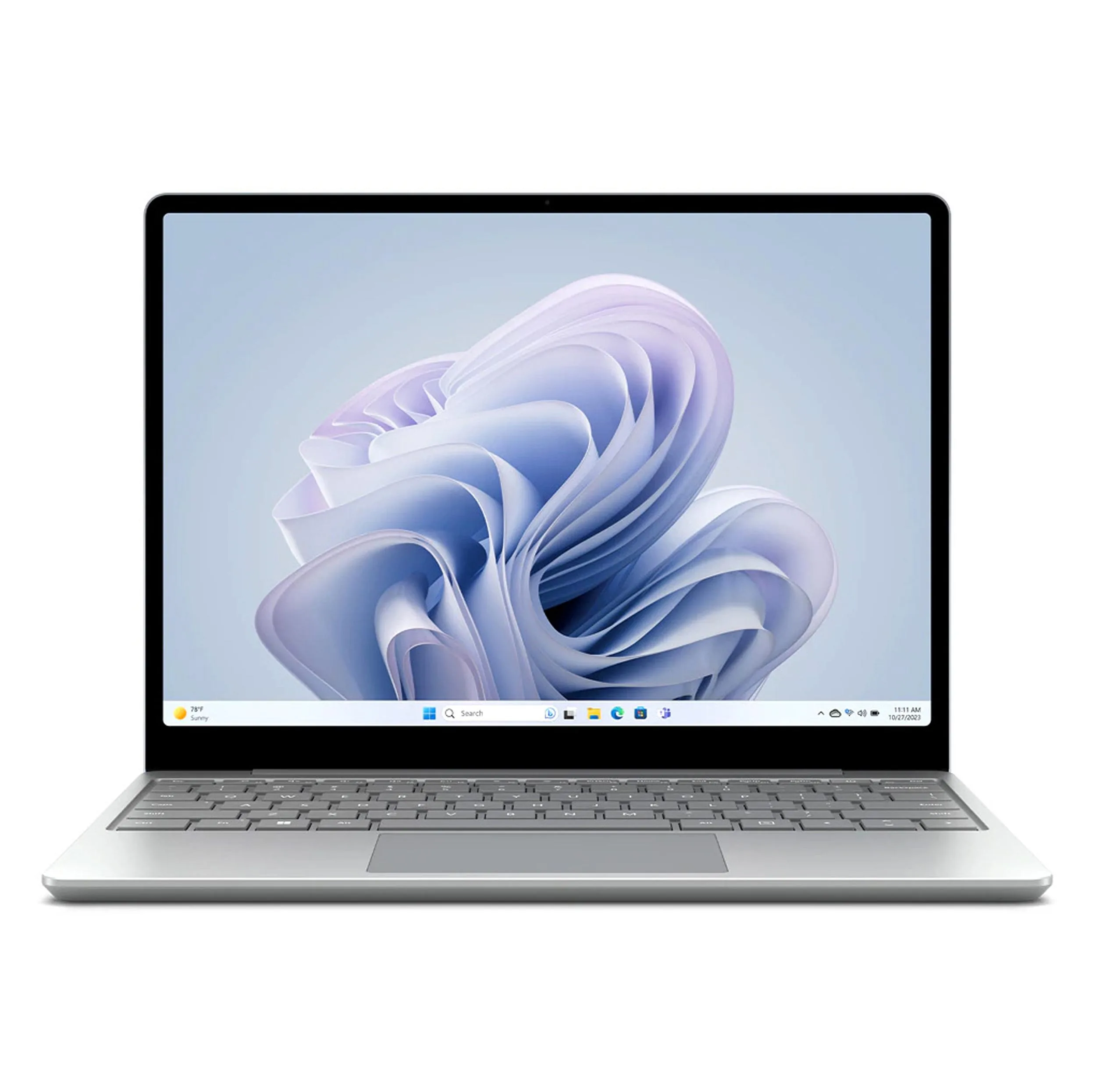 لپتاپ مایکروسافت مدل Surface Laptop Go 3 با پردازنده Core i5-1235U، رم LPDDR5 8GB، حافظه SSD با ظرفیت 256GB، نمایشگر لمسی 12.4 اینچ PixelSense، دارای حسگر اثر انگشت، سیستمعامل Windows 11