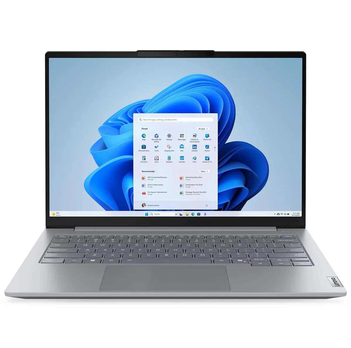 لپ تاپ 14 اینچی لنوو مدل ThinkBook 14 G8 IAL-Core Ultra 7 255H-16GB DDR5 5600MHz-512GB SSD-IPS 60Hz-Backlit-Fingerprint به همراه کیف