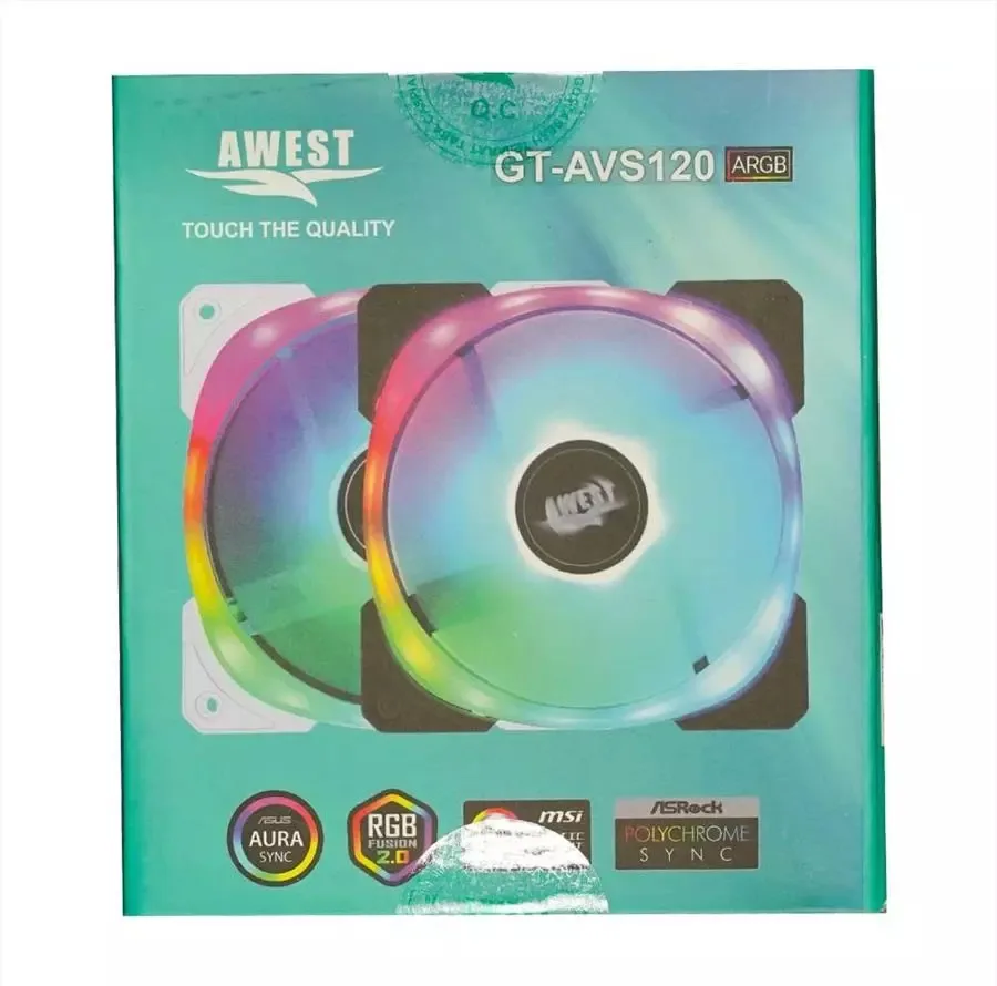 فن کیس اوست مدل GT-AVS120 ARGB Black
