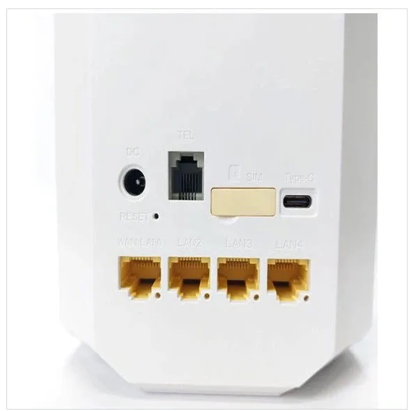 مودم 5G و TD-LTE مدل OOREDO X28 با قابلیت WIFI 6، پشتیبانی هم‌زمان 64 کاربر، پورت‌های گیگابیتی، درگاه RJ11 برای تماس اینترنتی، فناوری MIMO 4×4، مناسب استفاده خانگی و سازمانی