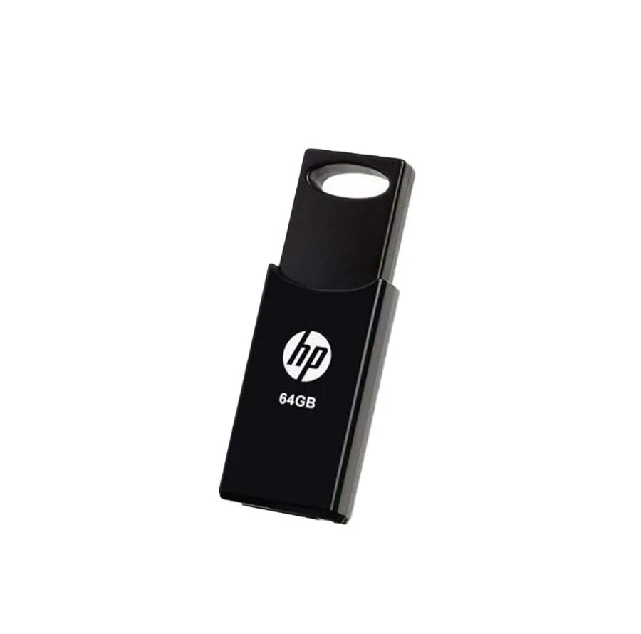 فلش مموری 64 گیگابایت اچ‌ پی مدل V212W با سرعت خواندن 14 مگابایت بر ثانیه، سرعت نوشتن 4 مگابایت بر ثانیه و مقاوم در برابر اثر انگشت و لک