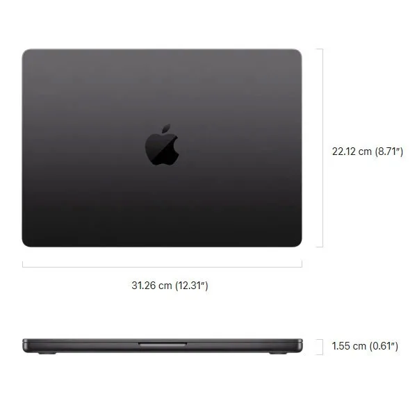 لپ تاپ 14.2 اینچی اپل مدل MacBook Pro MGDU4 2026 LLA-M5 Max-36GB RAM-2TB SSD