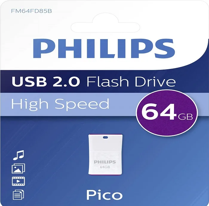 فلش مموری فیلیپس مدل PICO ظرفیت 64 گیگابایت