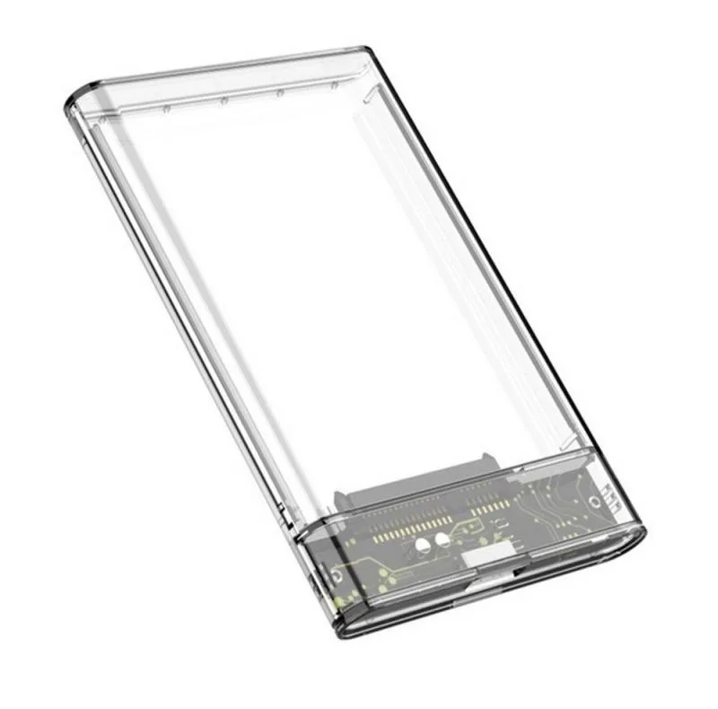 قاب هارد دیسک اکسترنال 2.5 اینچ مدل Glass