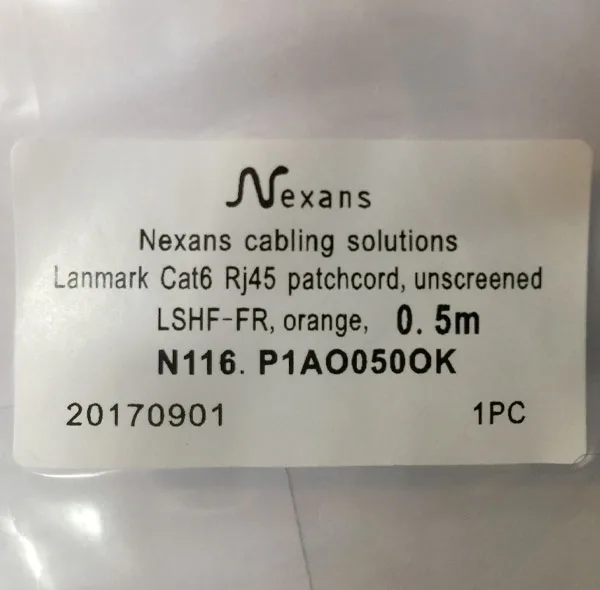 کابل شبکه Cat6 نگزنس مدل P1AO050OK