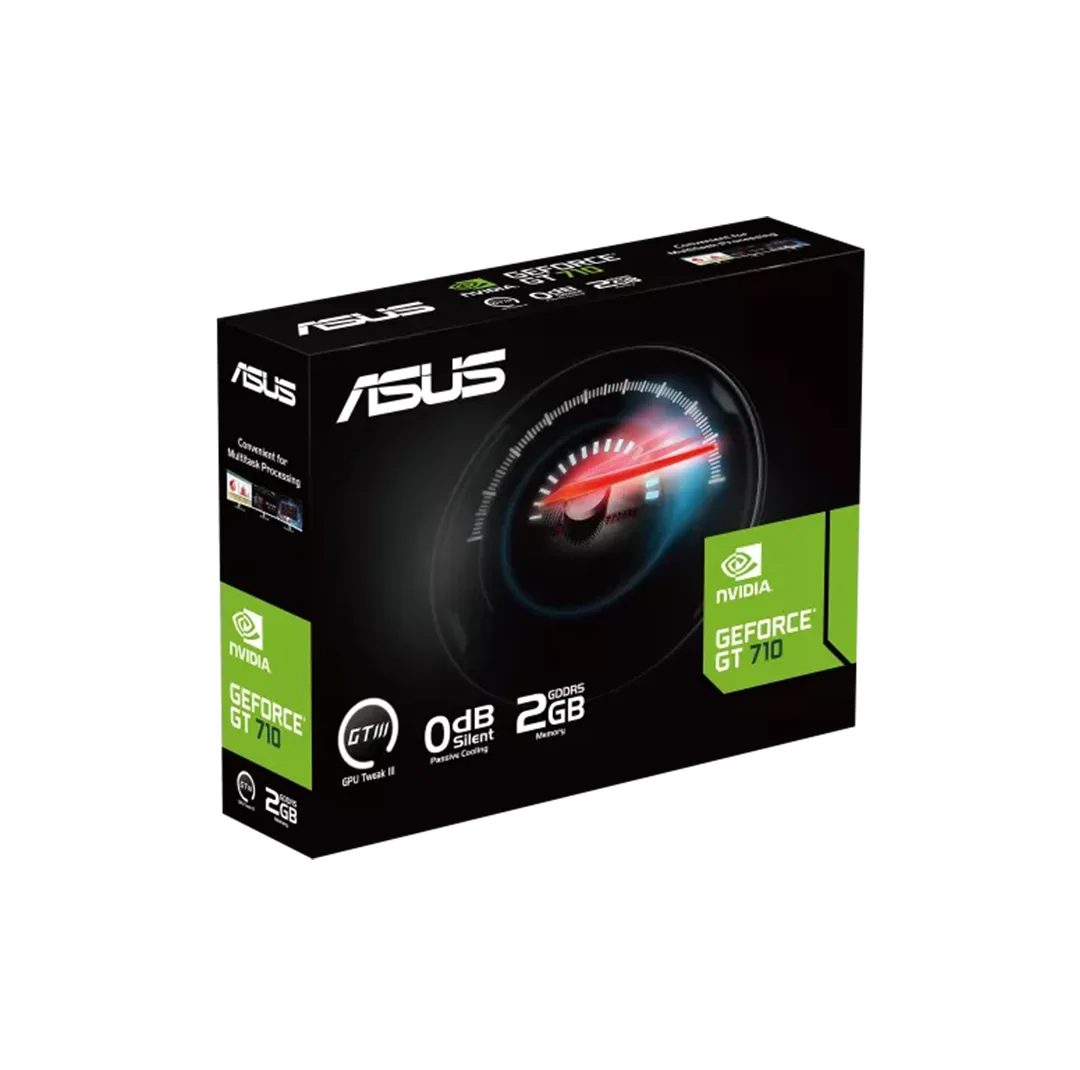 کارت گرافیک مبتنی بر NVIDIA ایسوس مدل GeForce GT710-SL-2GD5-BRK-EVO