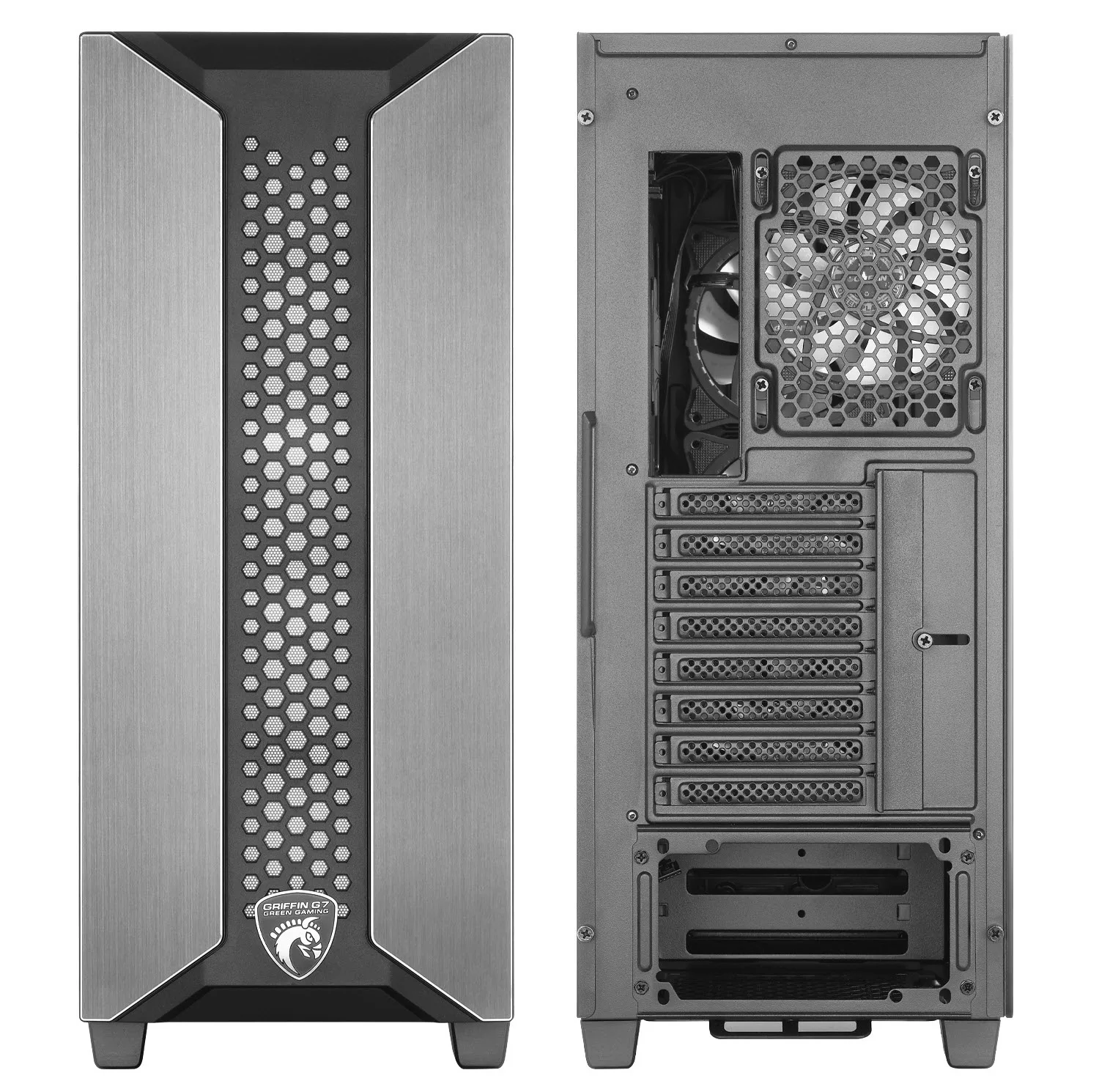 کیس کامپیوتر گیمینگ گرین مدل GRIFFIN G7