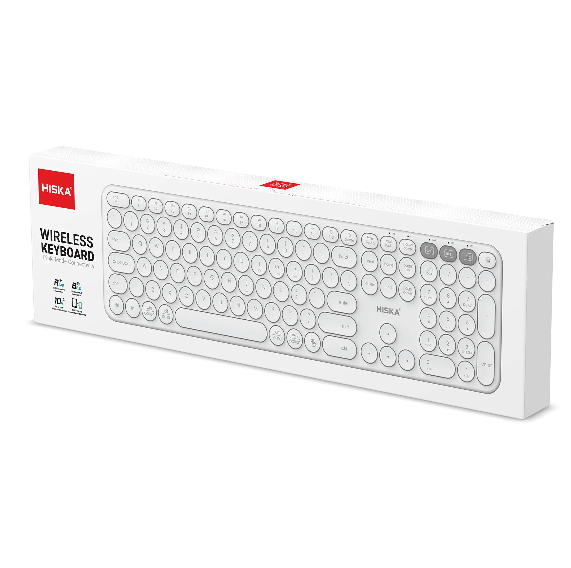کیبورد وایرلس هیسکا مدل HX-KE250