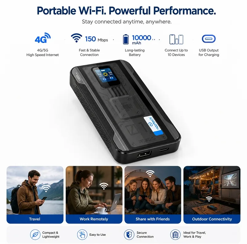 مودم روتر 4G LTE قابل حمل نزتک مدل 99G Plus