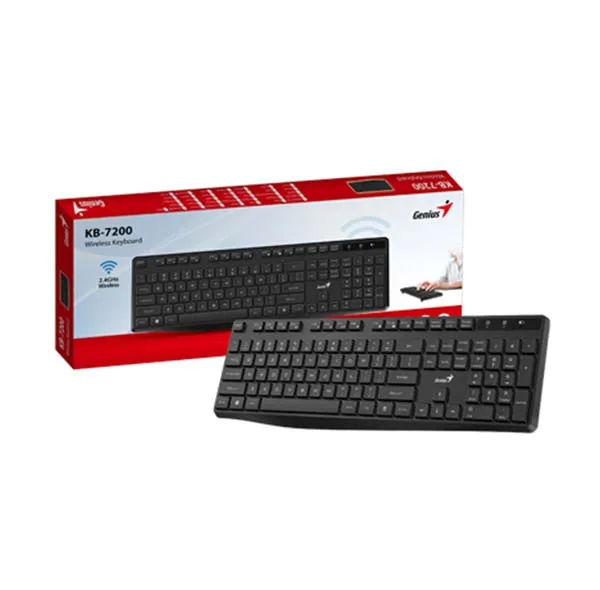 کیبورد بی سیم جنیوس مدل KB-7200